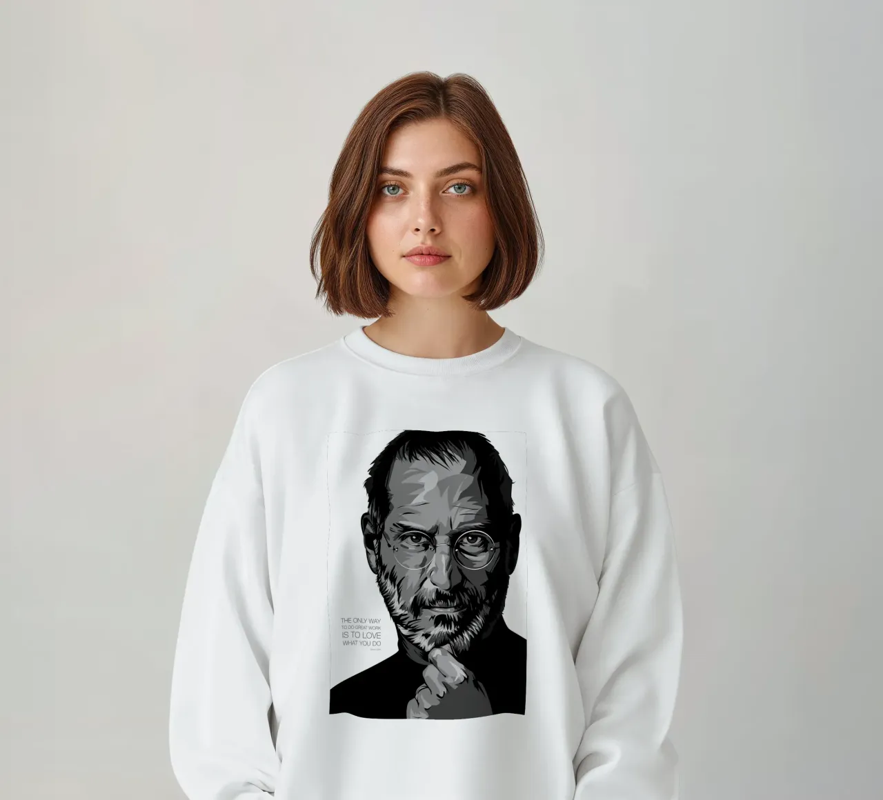 Steve Jobs quote felpa da nabakumov