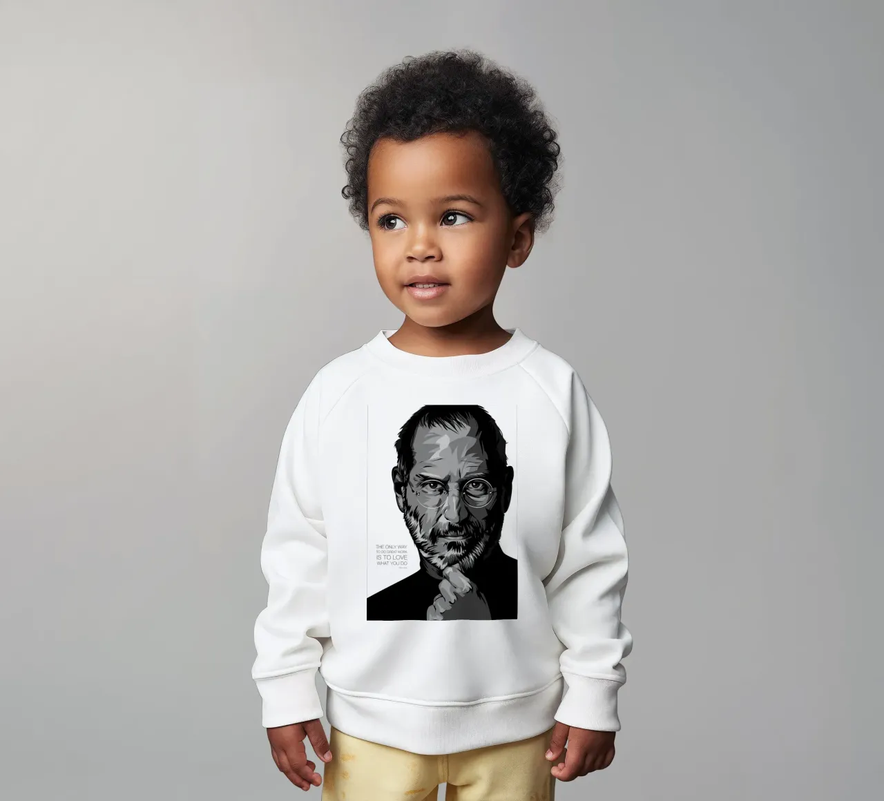 Steve Jobs quote felpa neonato da nabakumov
