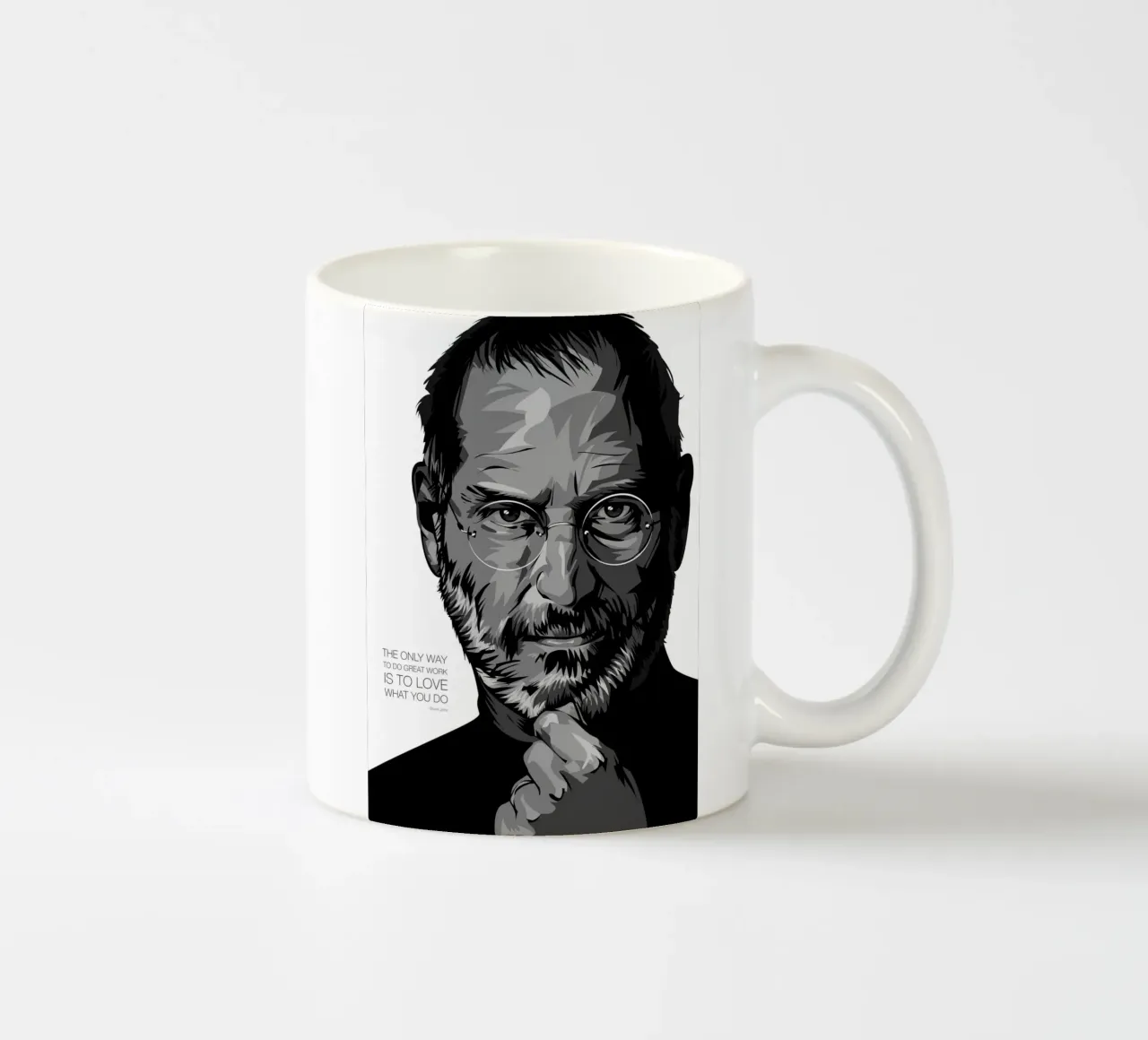 Steve Jobs quote tazza in ceramica da nabakumov