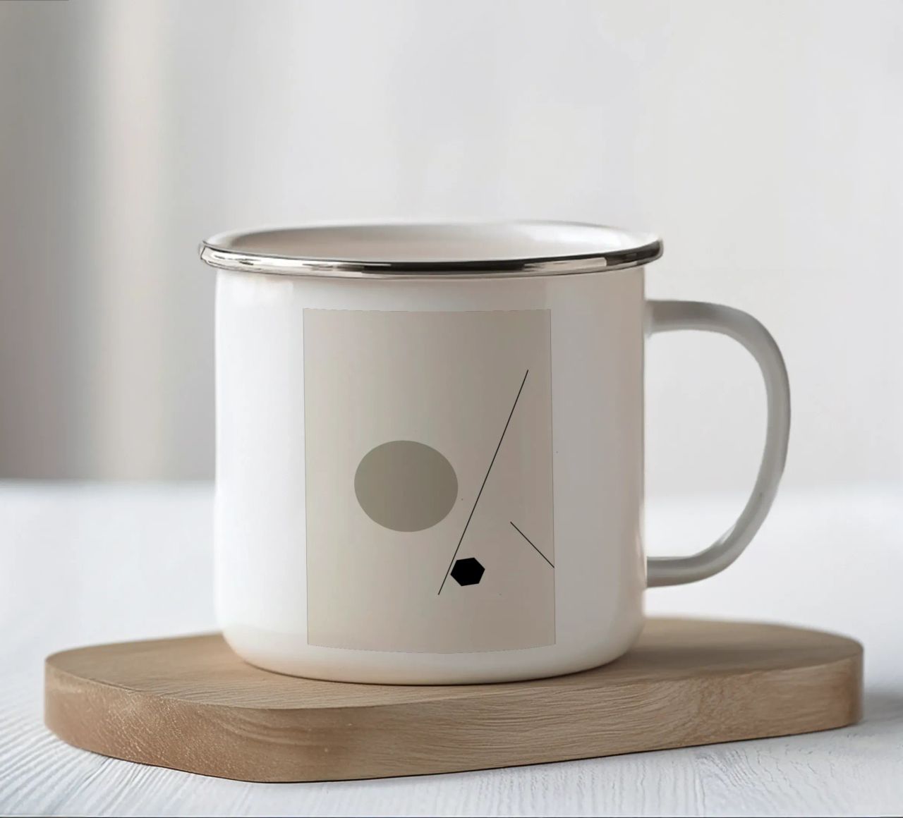 Geo tazza in smalto da 170QM