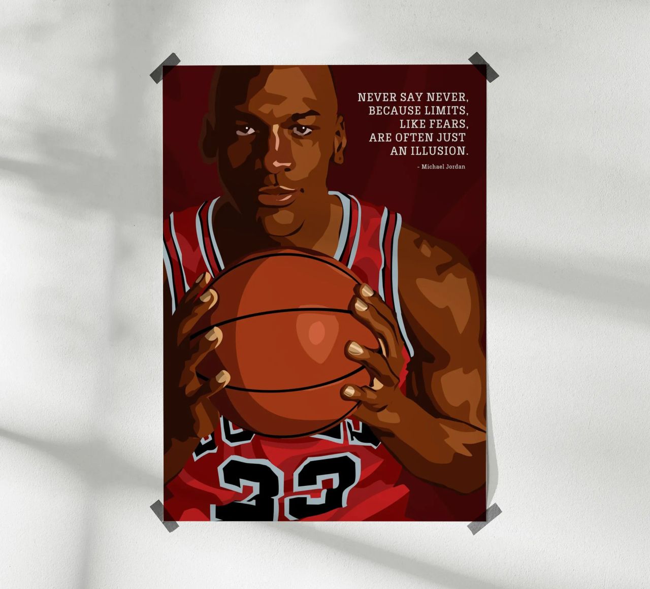 Michael Jordan Quote poster by nabakumov
