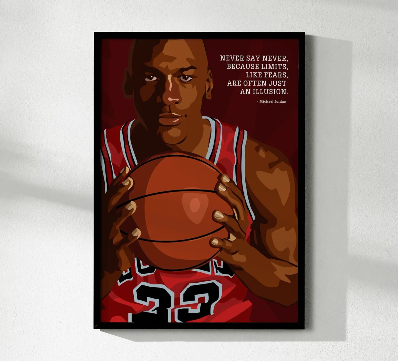 Michael Jordan Quote poster by nabakumov