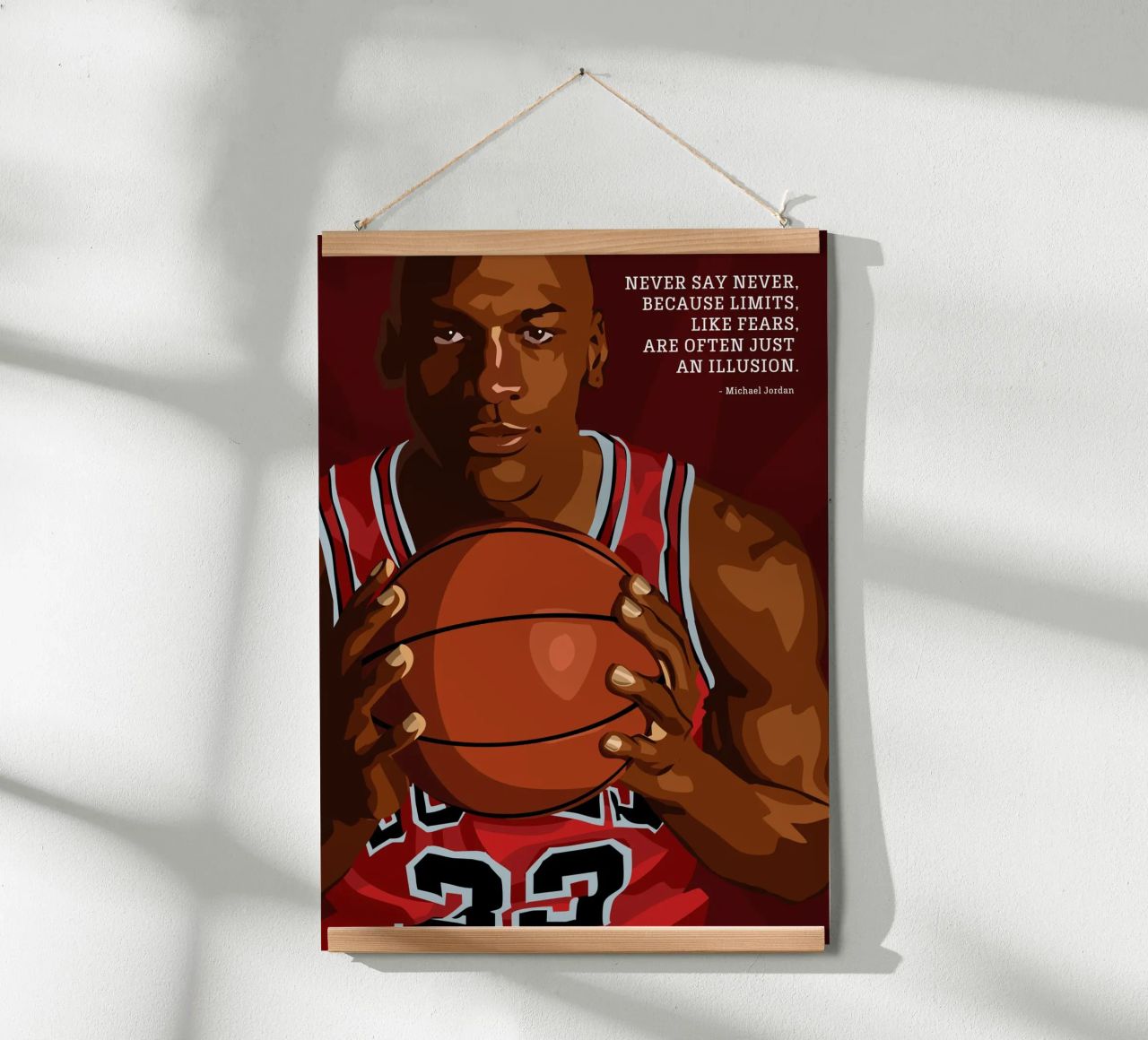 Michael Jordan Quote poster by nabakumov