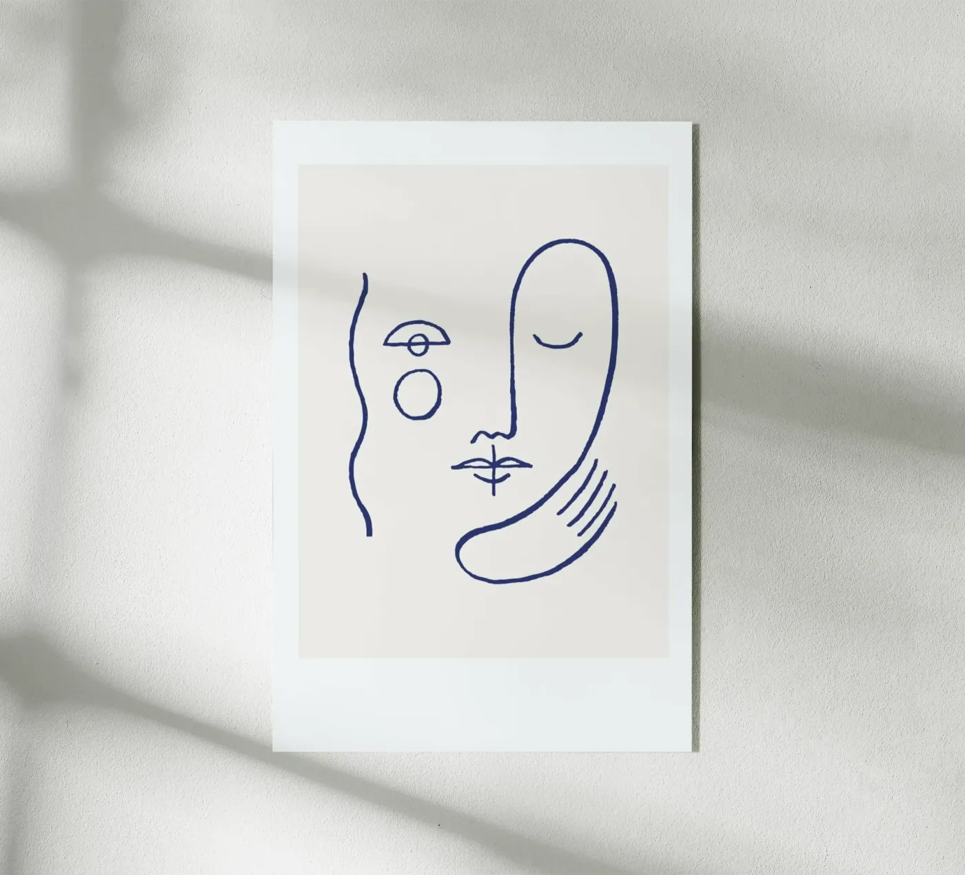 Faces No. 1 Acryl-Glas von typealive