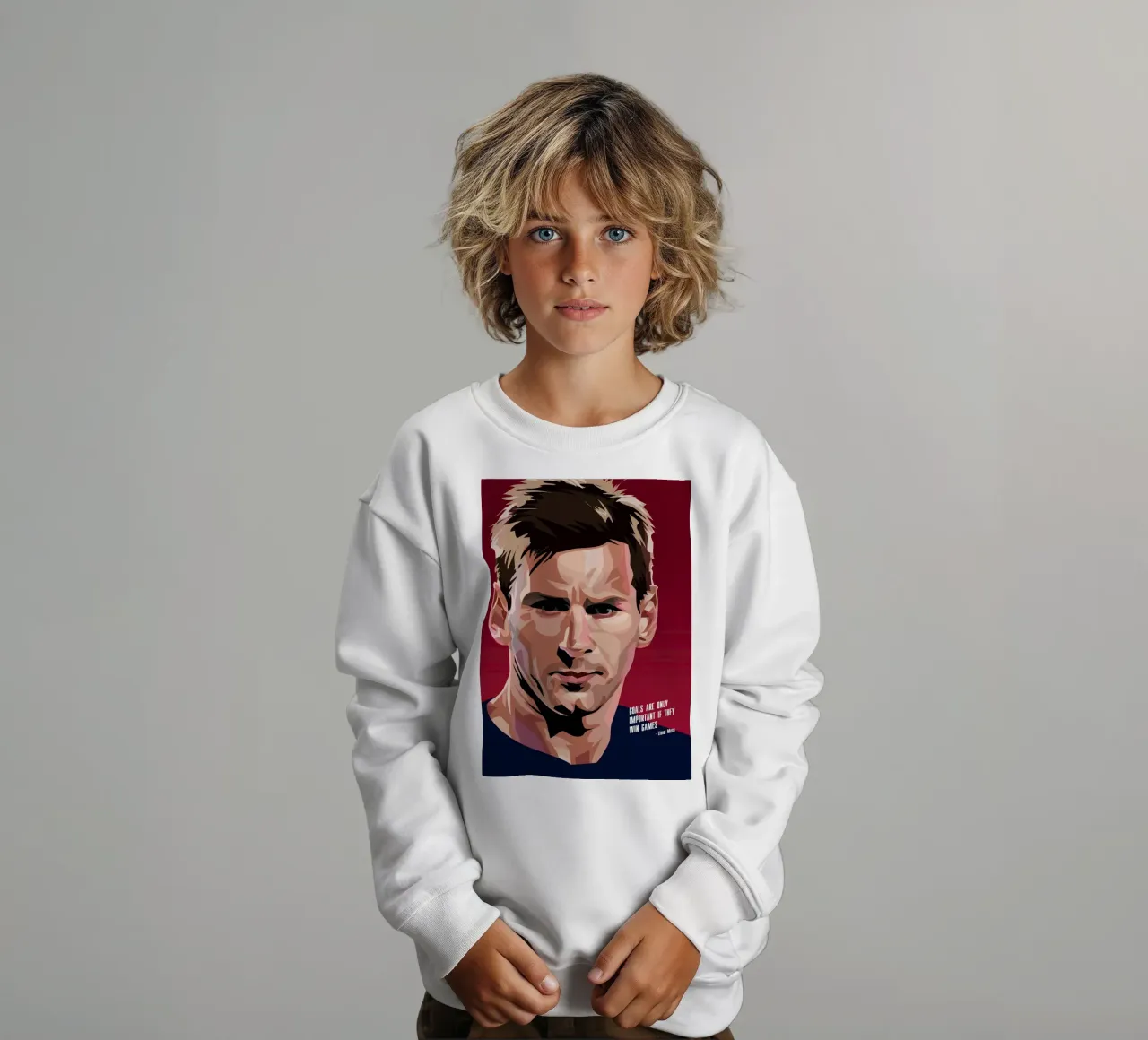 Messi Quote felpa bambino da nabakumov