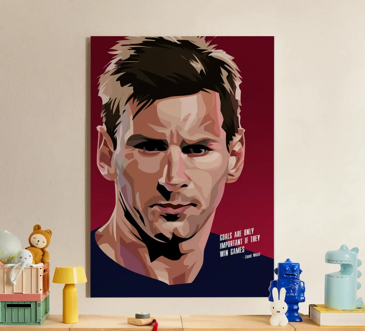 Messi Quote plexiglass da nabakumov