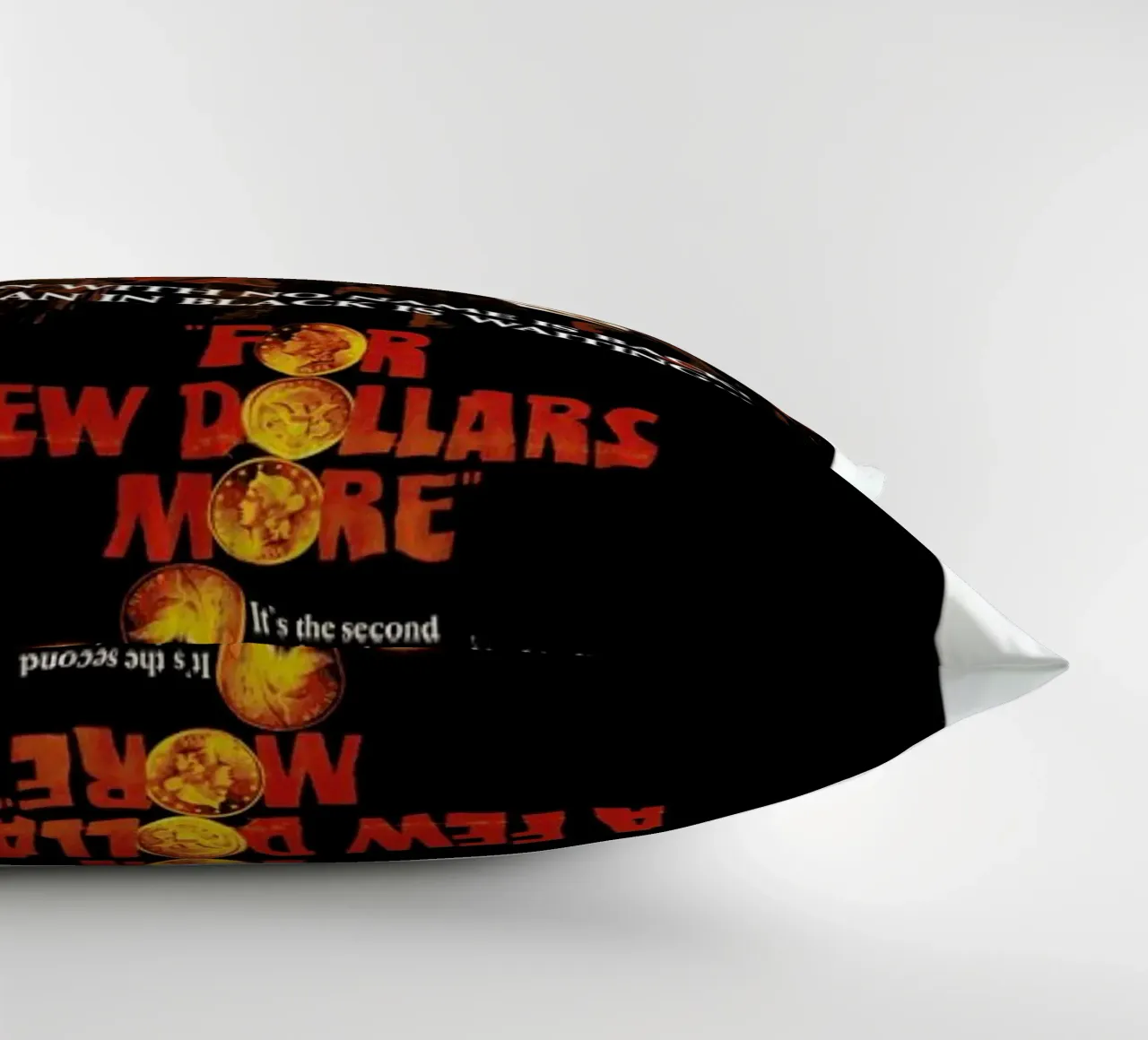 ‘For a Few More Dollars’ Retro Movie Poster cuscino da Gallery Print and Art Limited