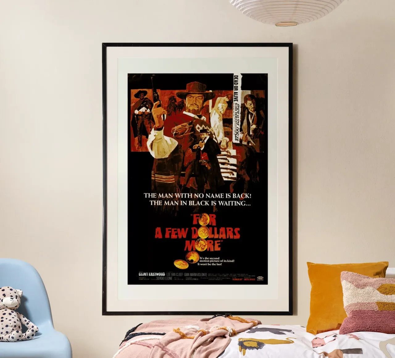 ‘For a Few More Dollars’ Retro Movie Poster poster da Gallery Print and Art Limited