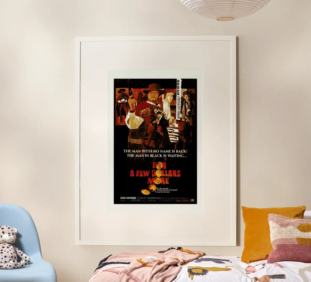 ‘For a Few More Dollars’ Retro Movie Poster poster da Gallery Print and Art Limited