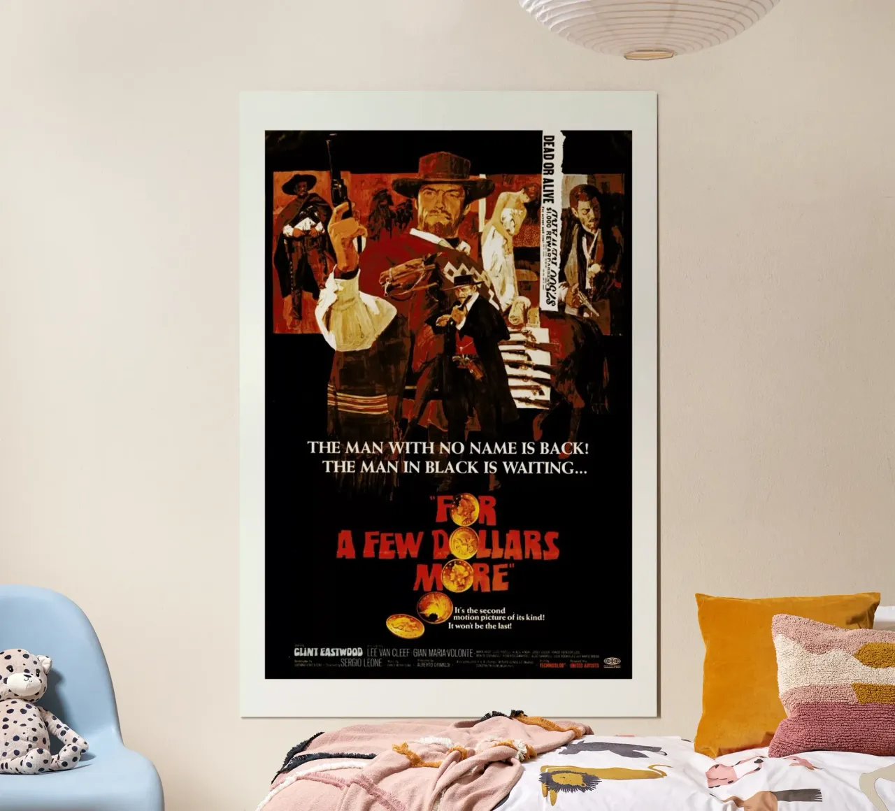 ‘For a Few More Dollars’ Retro Movie Poster poster da Gallery Print and Art Limited