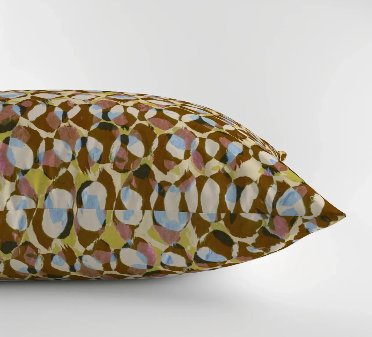 Pure Strokes #3 Brown cuscino da Alisa Galitsyna