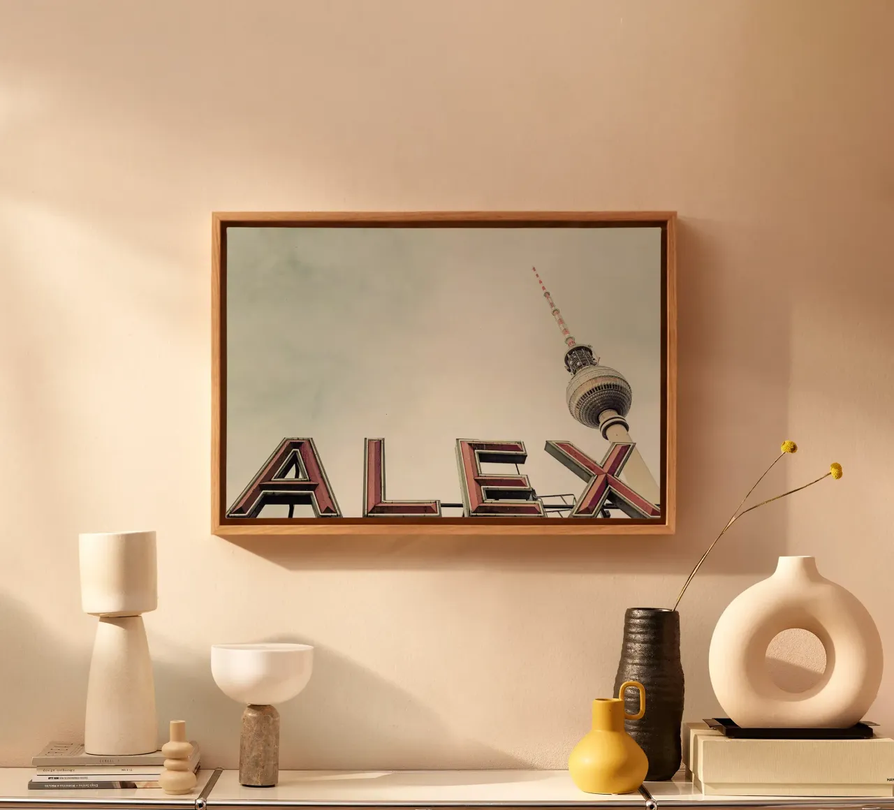 Alex tela con Cornice a cassetta da Michael Belhadi