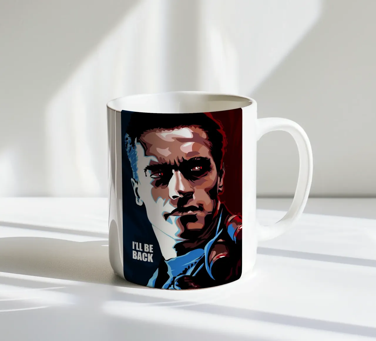 Terminator Quote tazza in ceramica da nabakumov