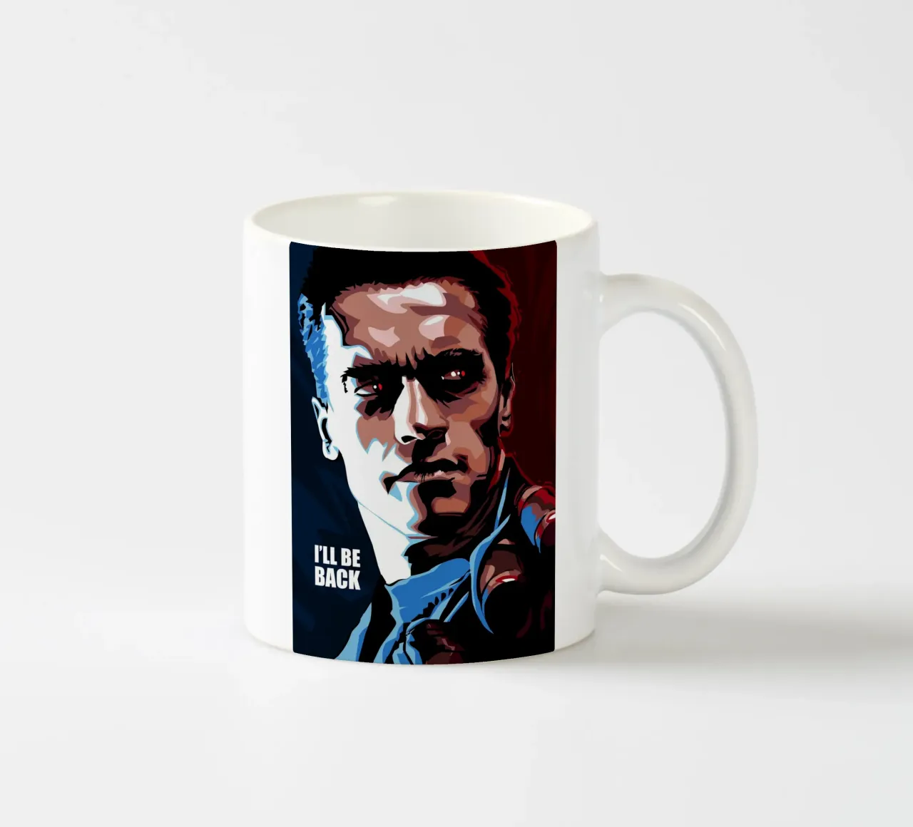 Terminator Quote tazza in ceramica da nabakumov