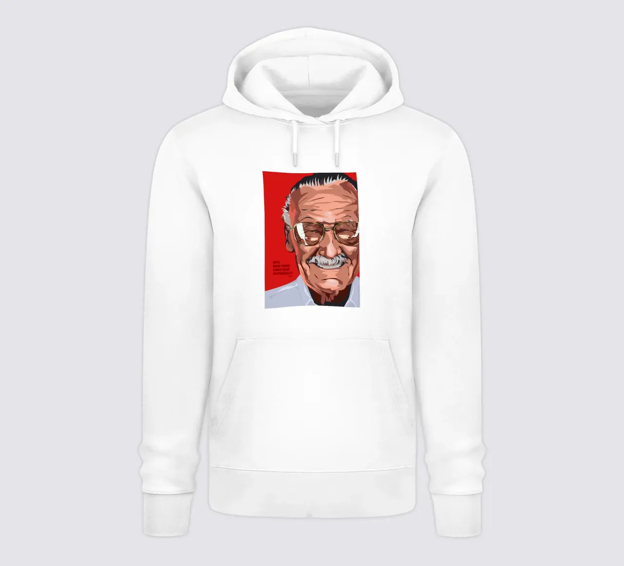 Stan Lee Quote felpa con cappuccio da nabakumov
