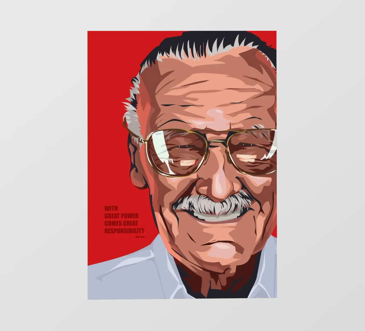 Stan Lee Quote pellicola backlit da nabakumov
