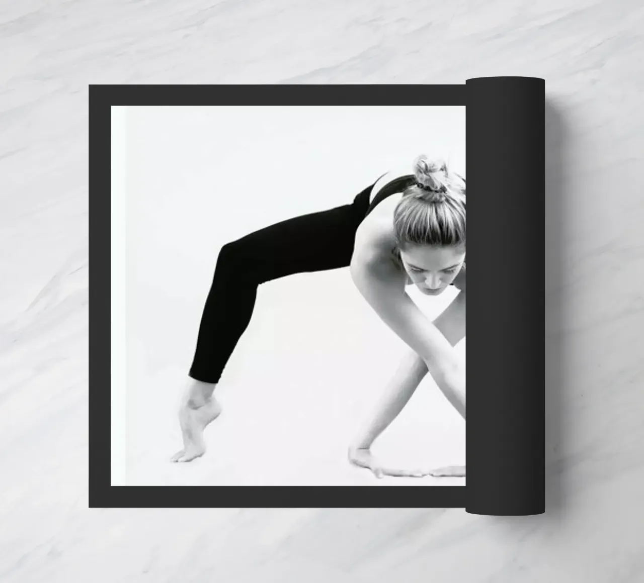 Yoga Ix doormat by Ingrid Beddoes