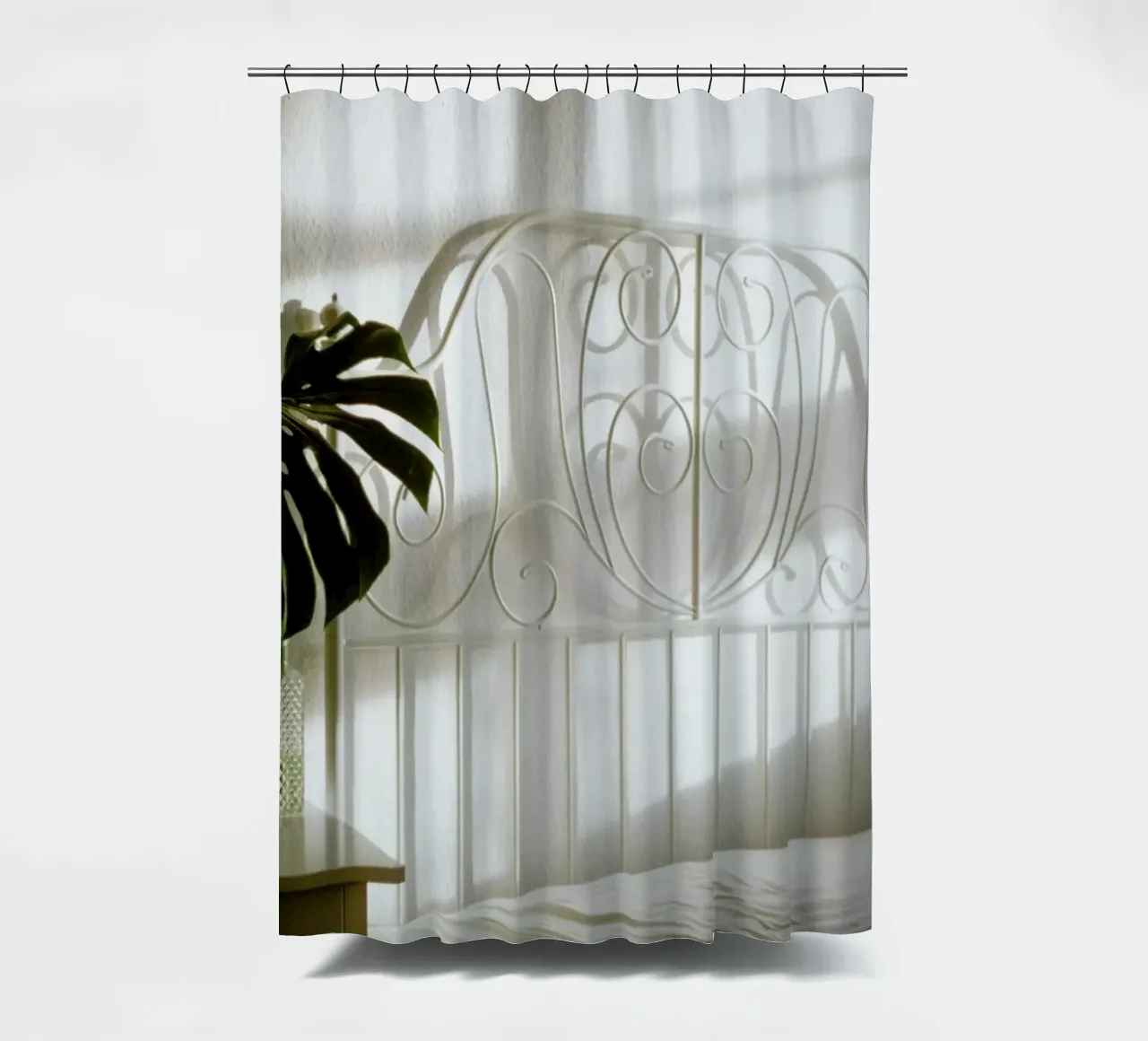 Still shower curtain by Alexandra Hellweg
