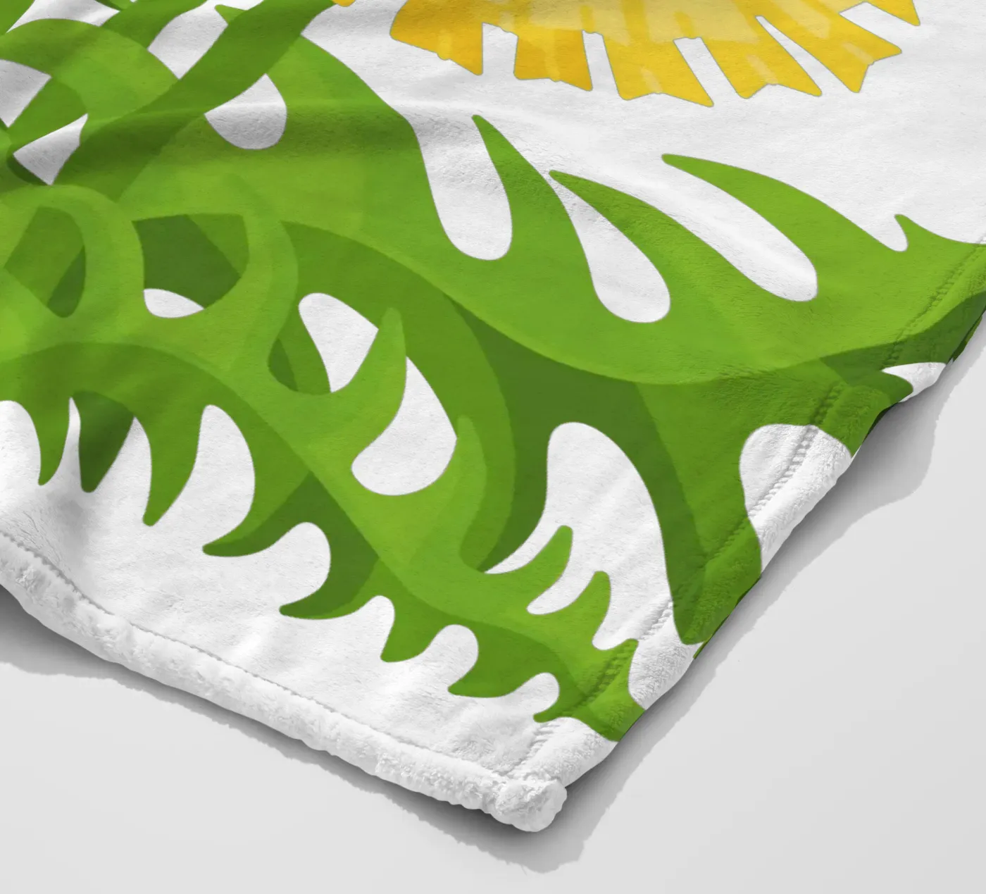 Dandelion fleece blanket by Lidia Blomgren