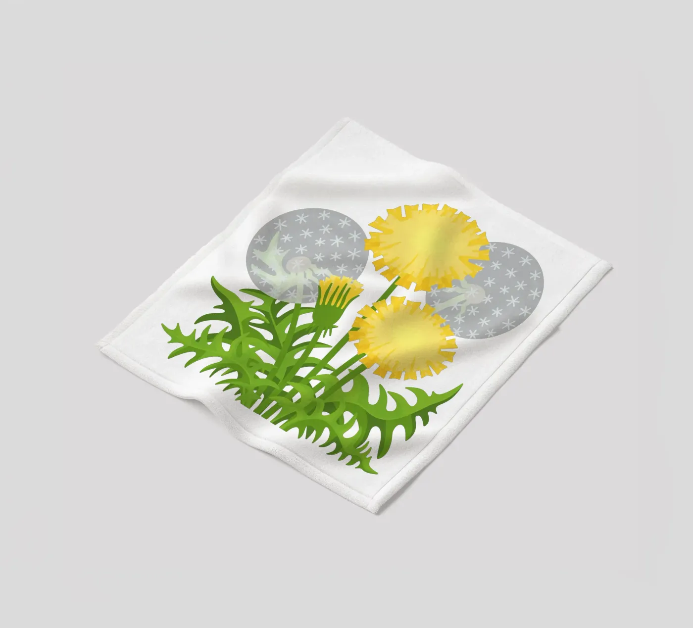 Dandelion fleece blanket by Lidia Blomgren