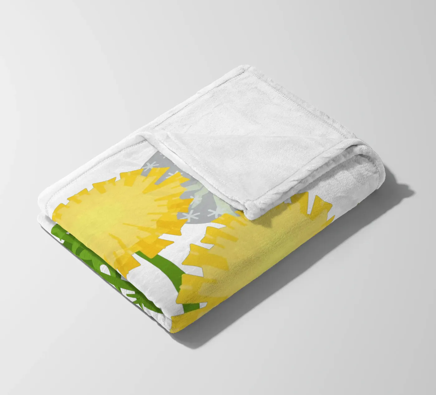 Dandelion fleece blanket by Lidia Blomgren