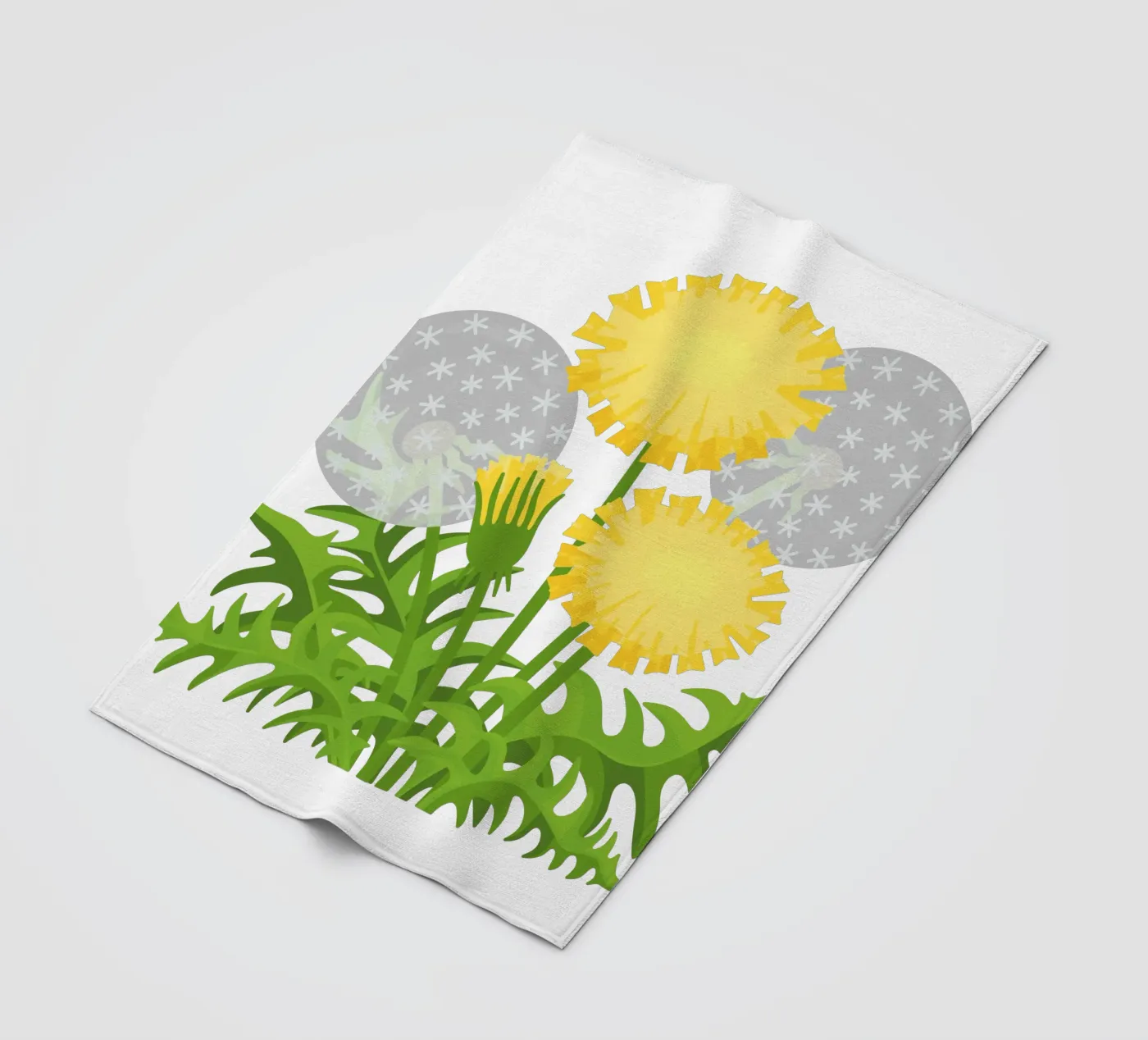 Löwenzahn Fleecedecke von Lidia Blomgren