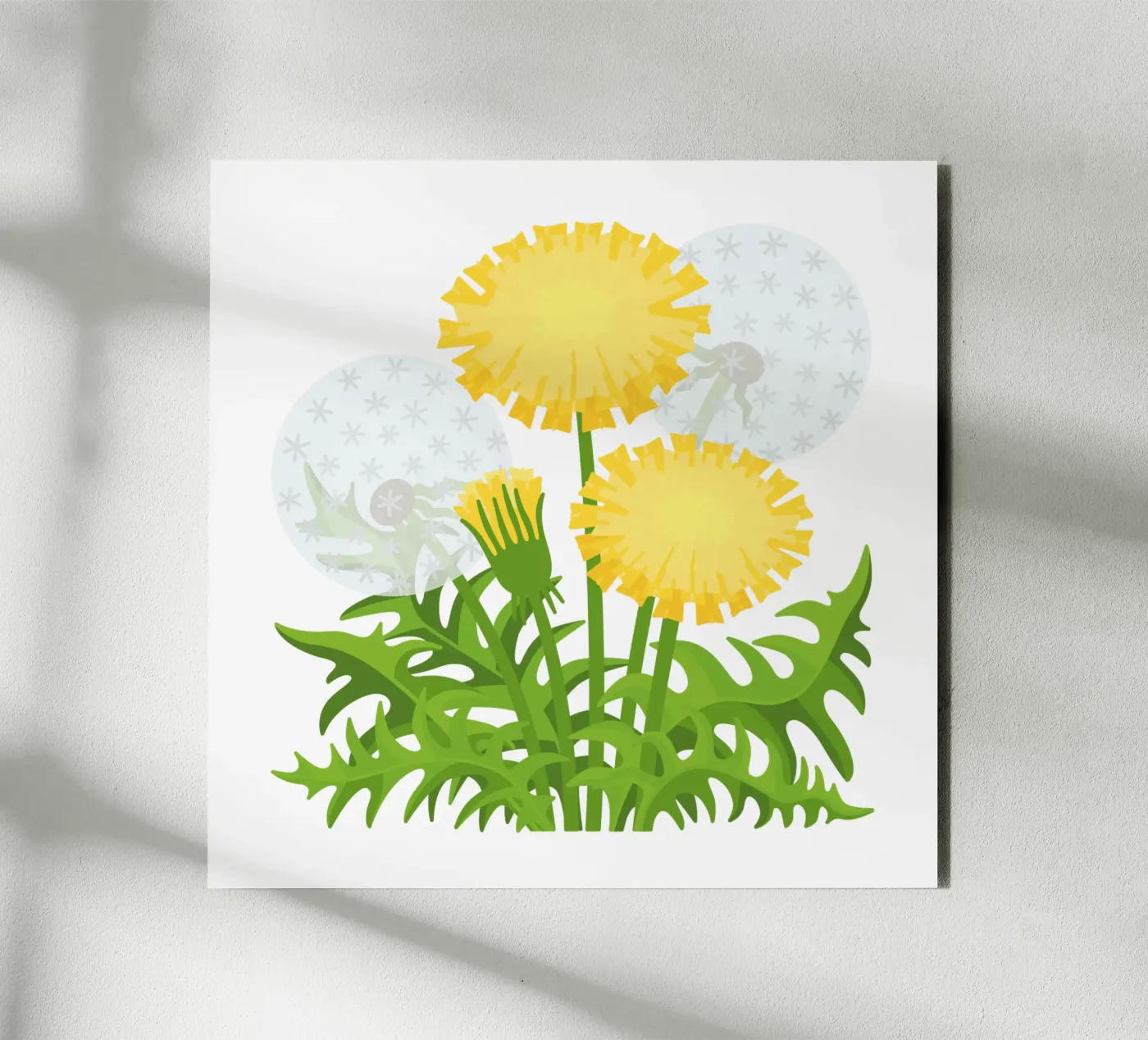 Dandelion forex plate by Lidia Blomgren