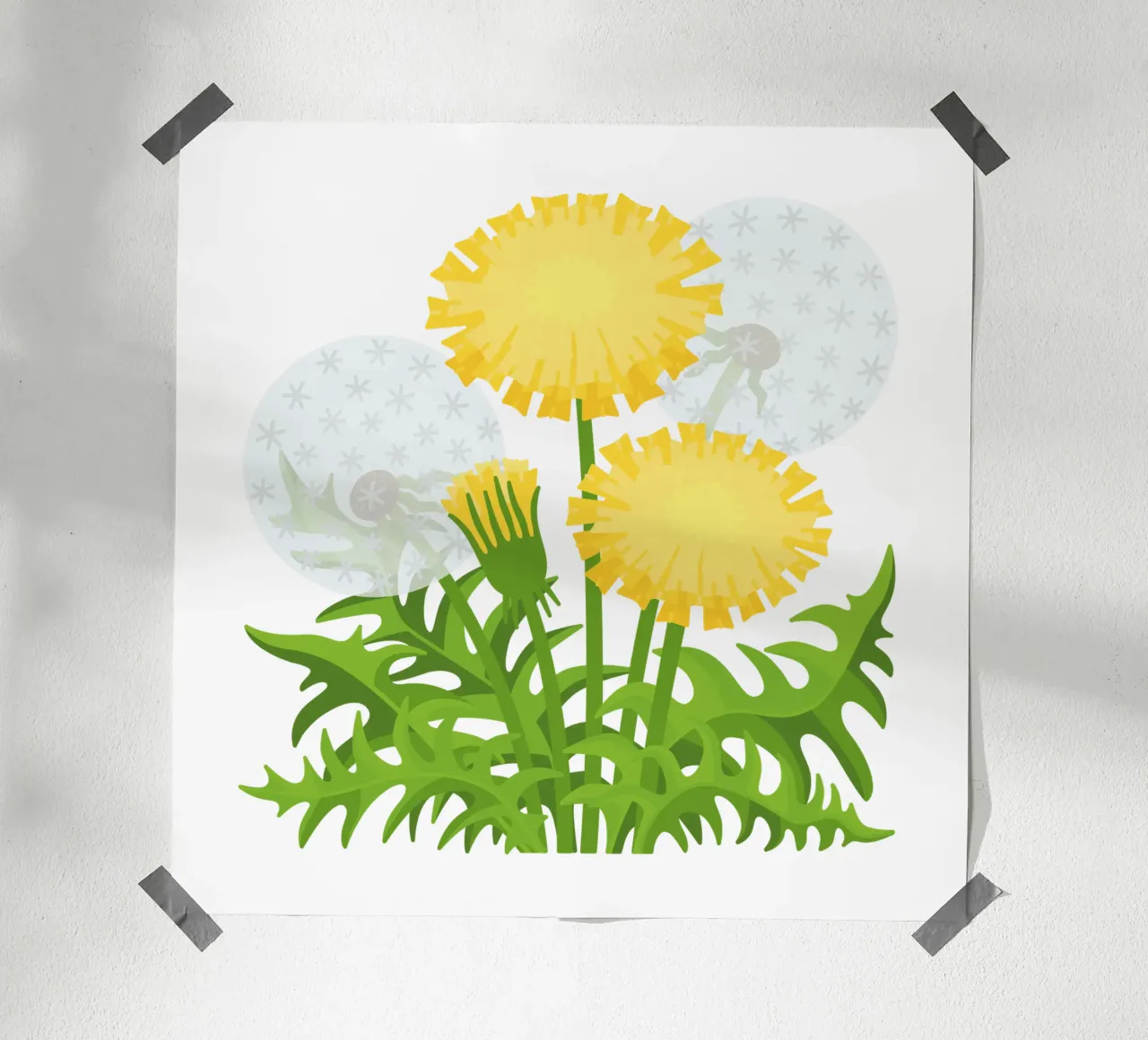 Dente di leone poster da Lidia Blomgren