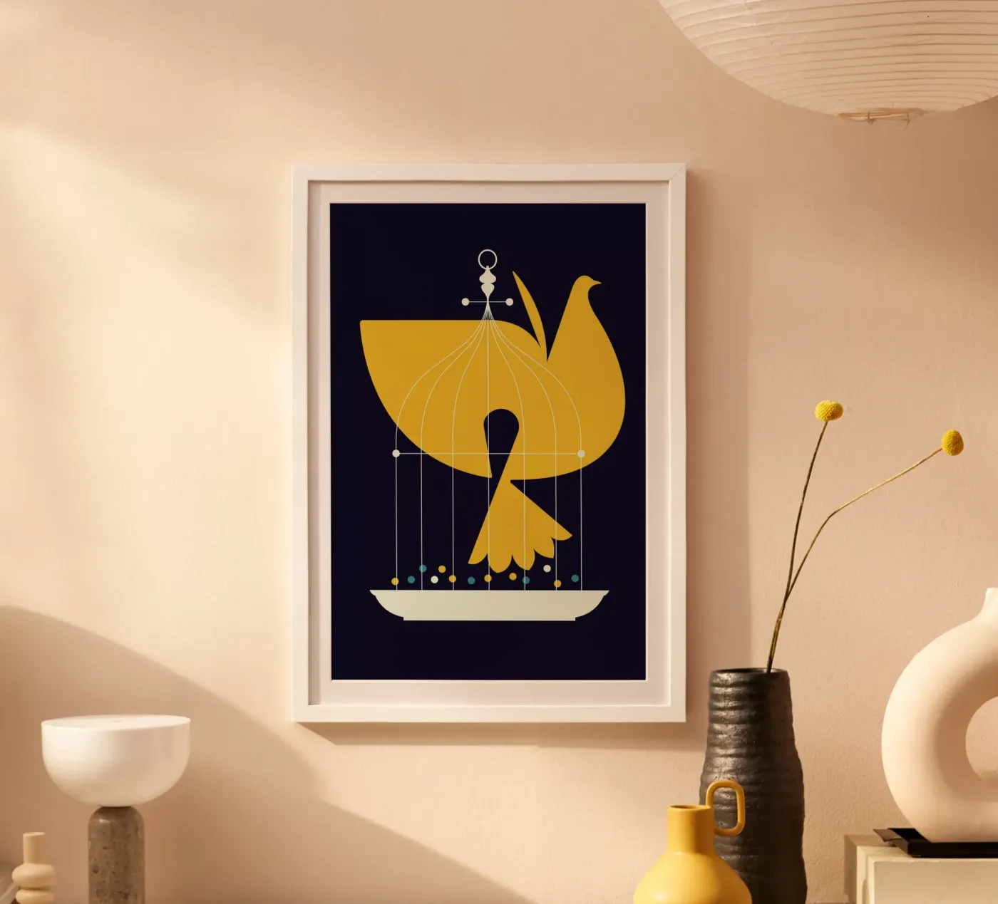 Fin Birdcage poster da Bo Lundberg