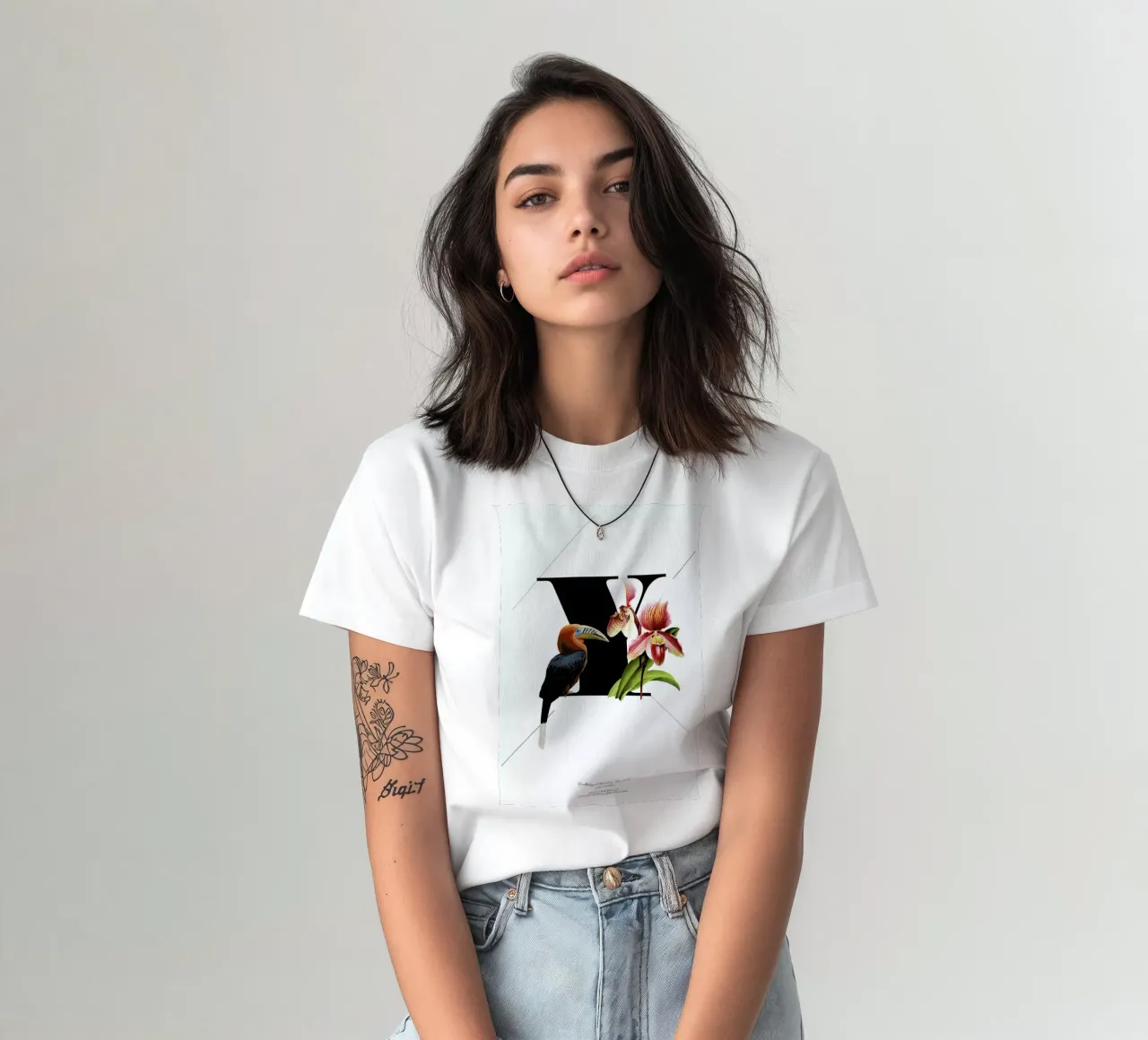 Botanical Alphabet - Y T-Shirt von Froilein Juno