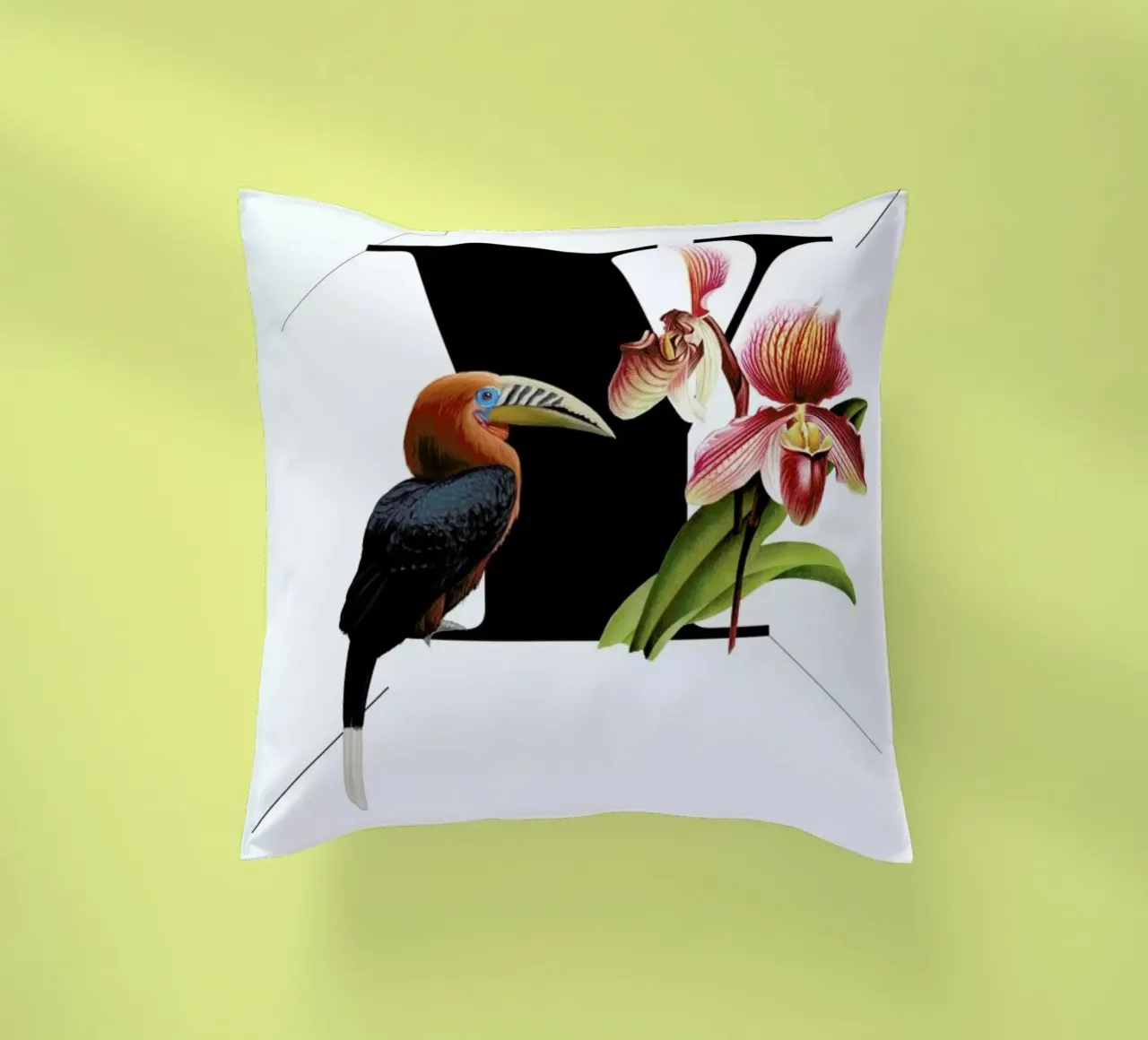 Botanical Alphabet - Y cuscino da Froilein Juno