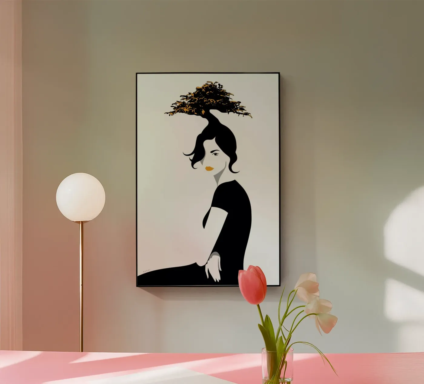 Bonsai plexiglas de Bahar Seyedin