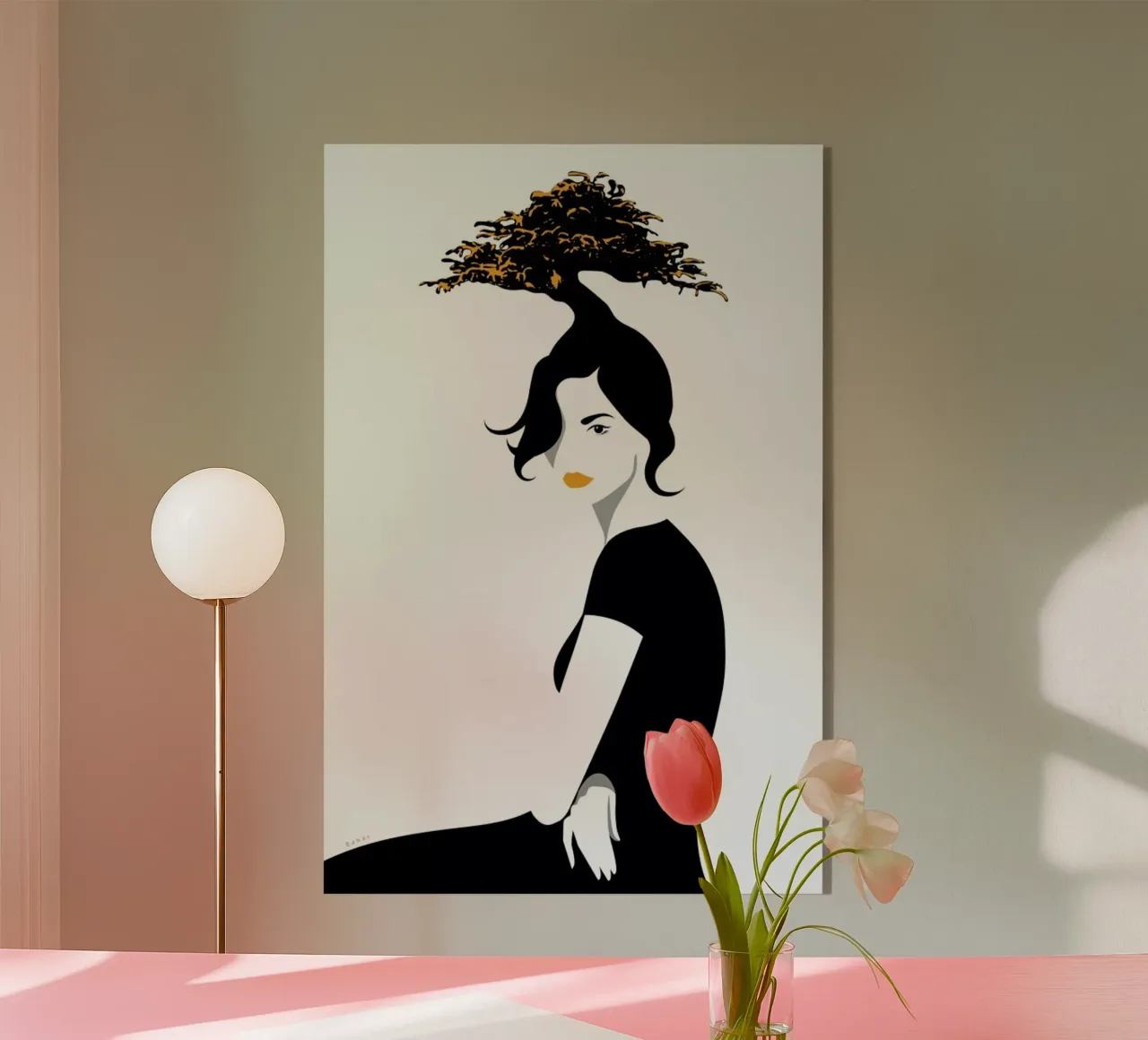 Bonsai plexiglass da Bahar Seyedin