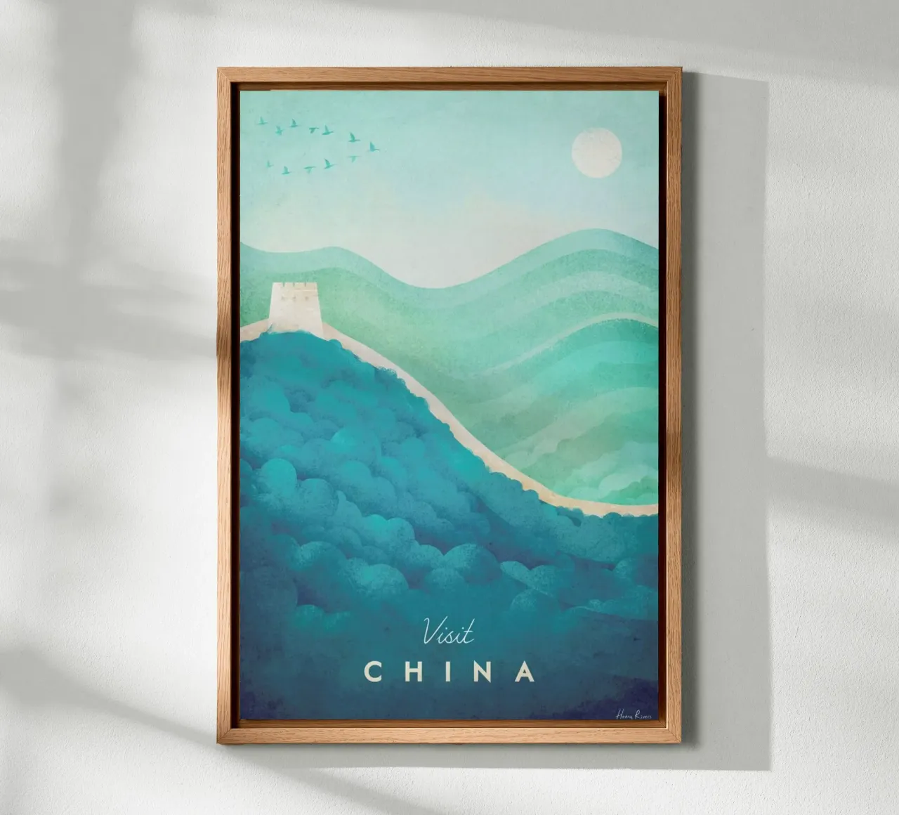 China tela con Cornice a cassetta da Henry Rivers