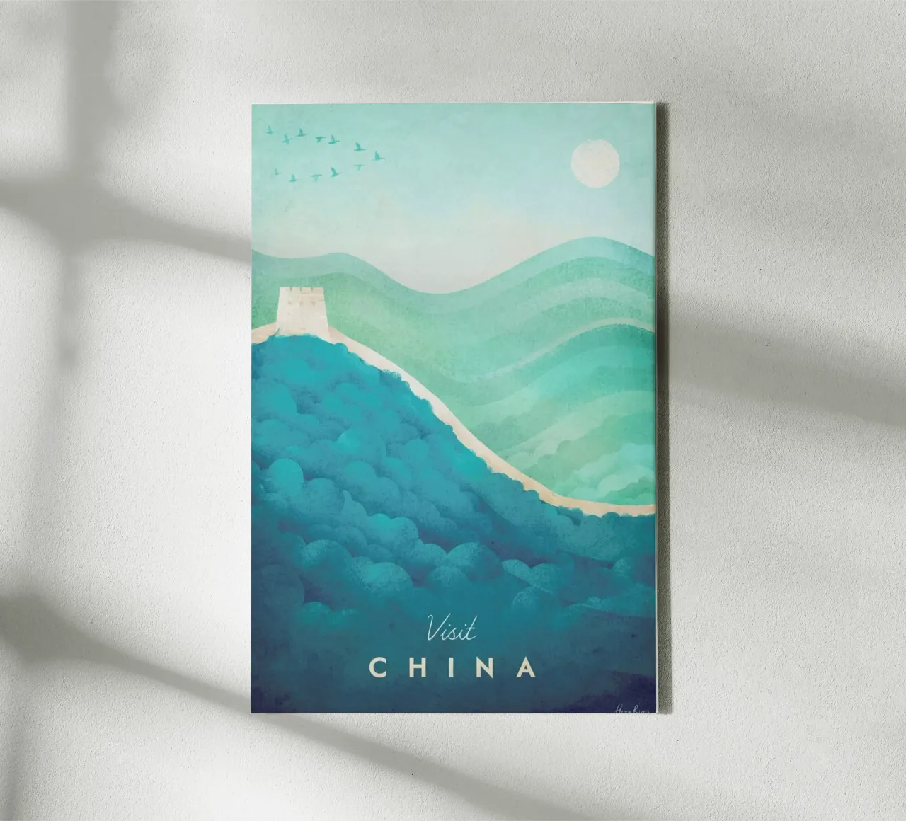 China tela con Cornice a cassetta da Henry Rivers