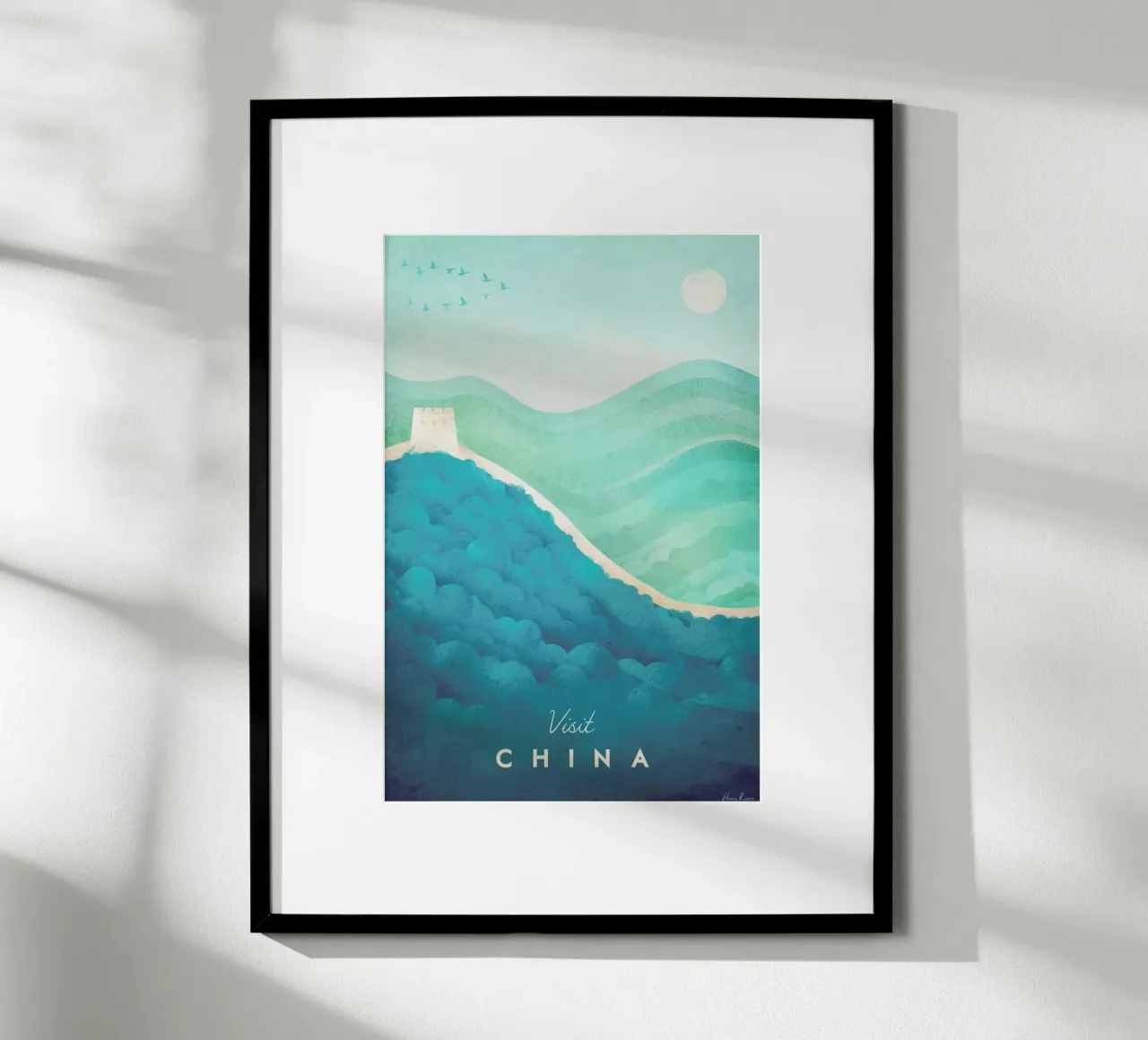 China poster con telaio in plastica da Henry Rivers