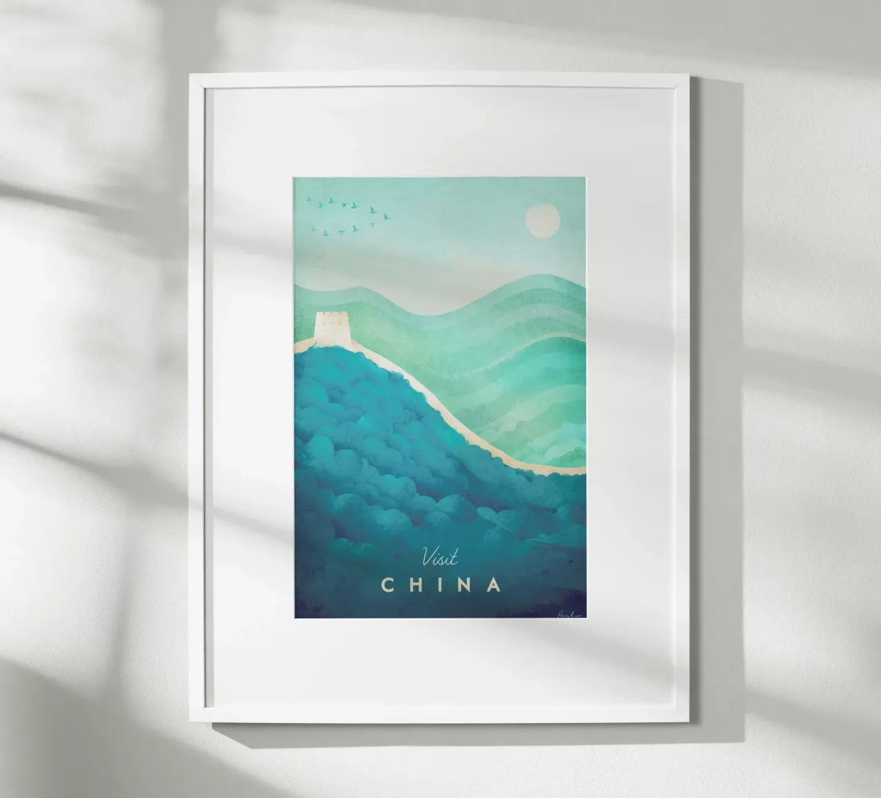 China poster con telaio in plastica da Henry Rivers
