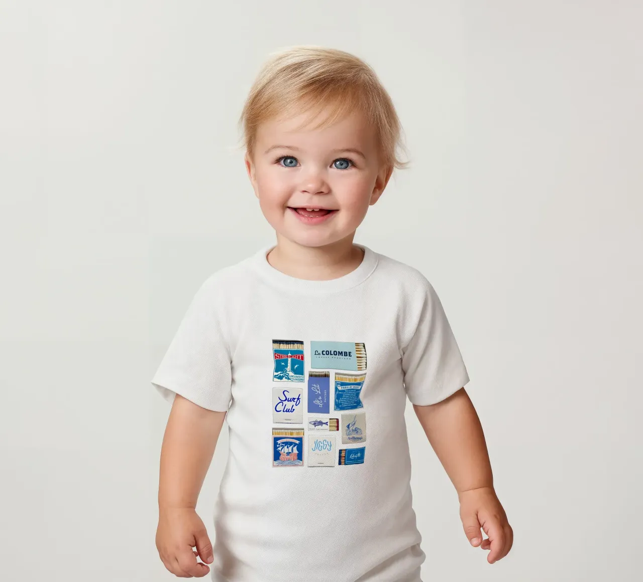 Lit & Collected maglietta neonato da SMPLE