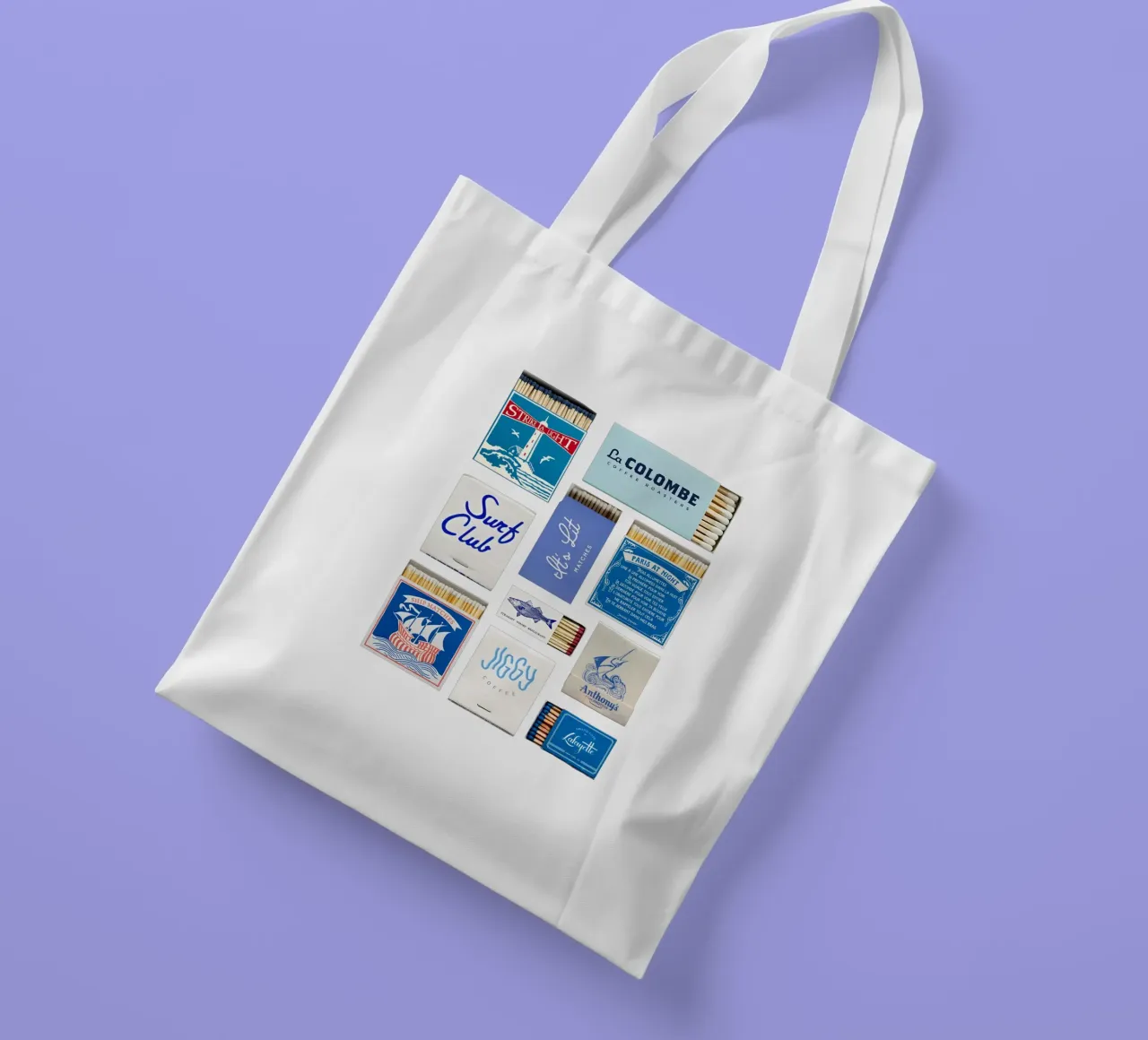 Lit & Collected borsa in juta da SMPLE