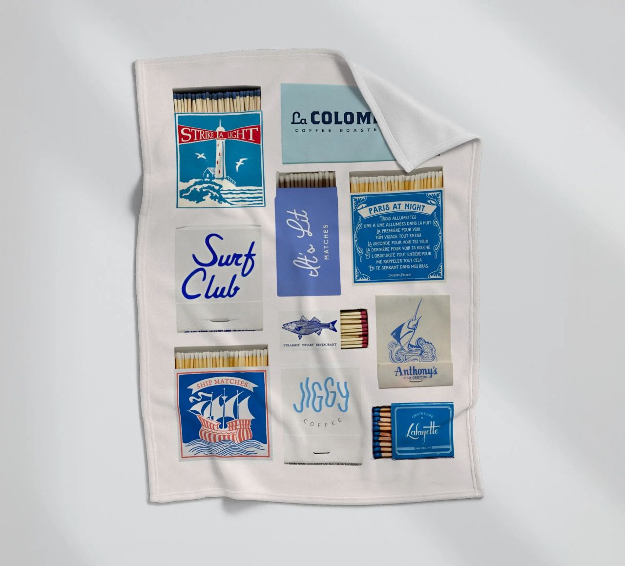 Lit & Collected coperta in pile da SMPLE