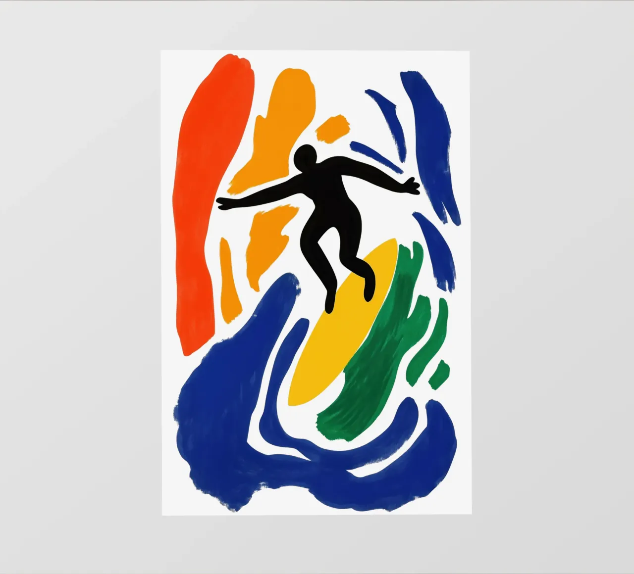 Surfing the Matisse wave | Dipingere nello stile di Matisse pellicola backlit da Autofocus