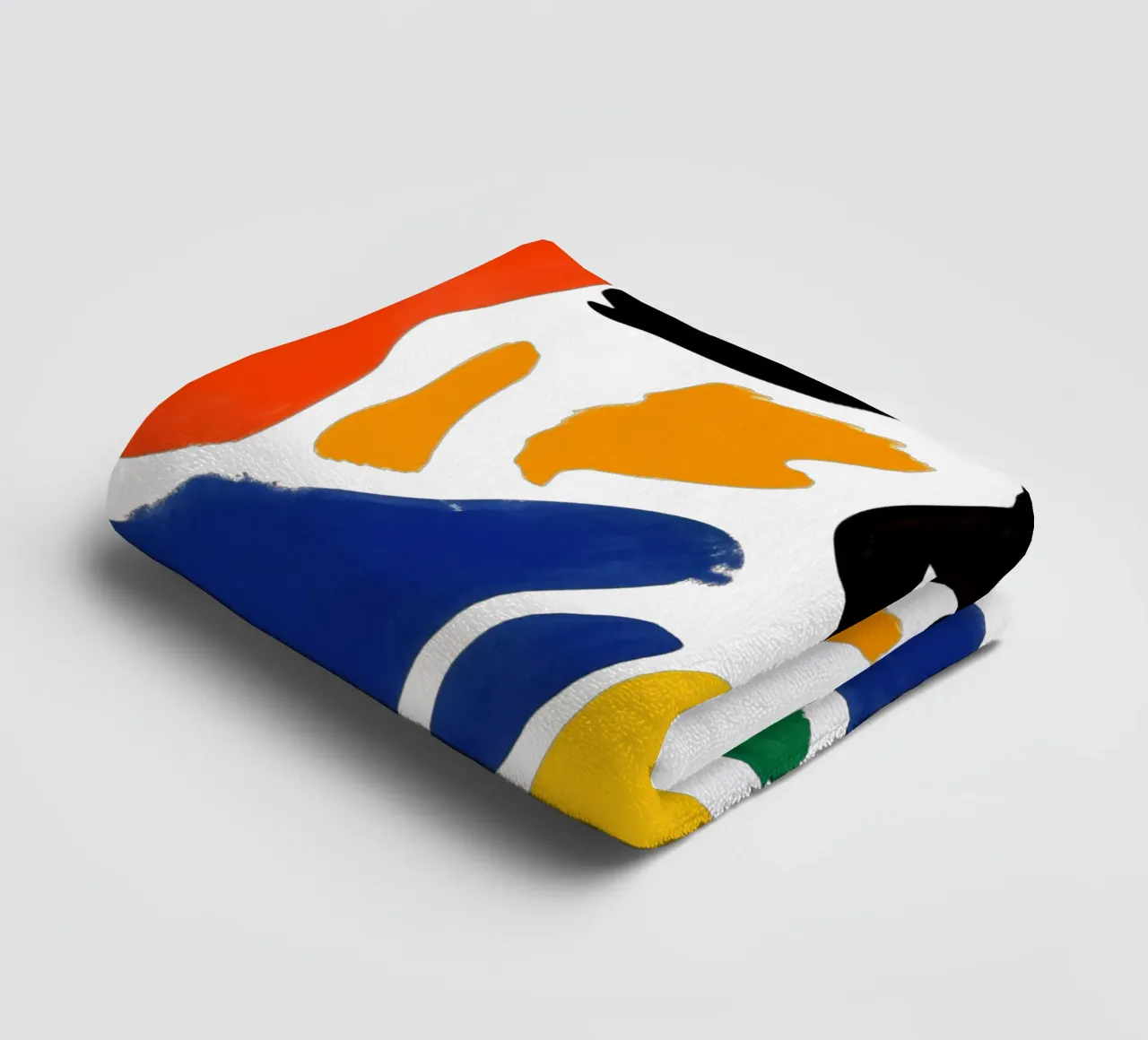 Surfing the Matisse wave | Painting in the style of Matisse towel by Autofocus