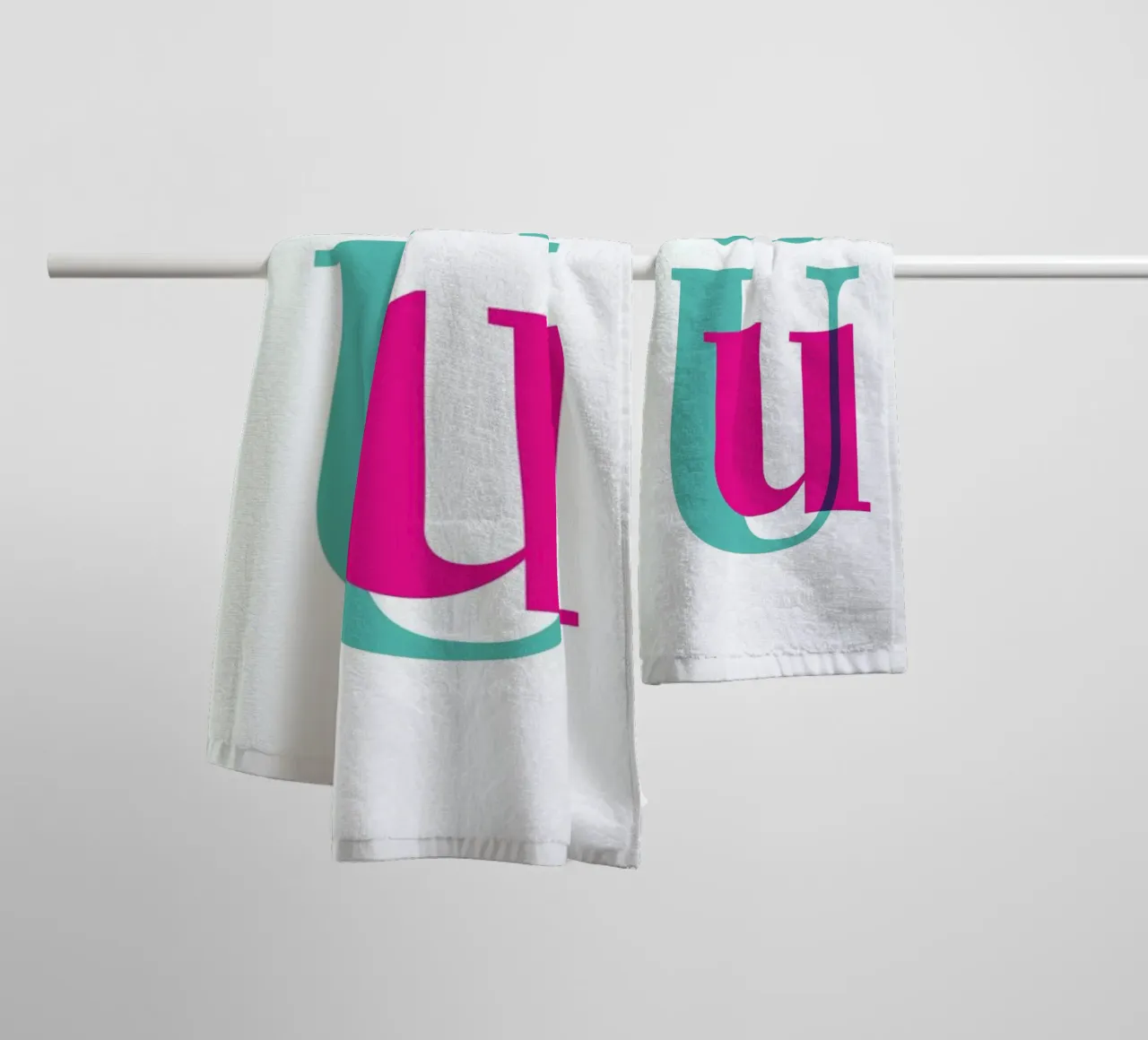 Magenta/Mint Ü asciugamano da bagno da Studio One