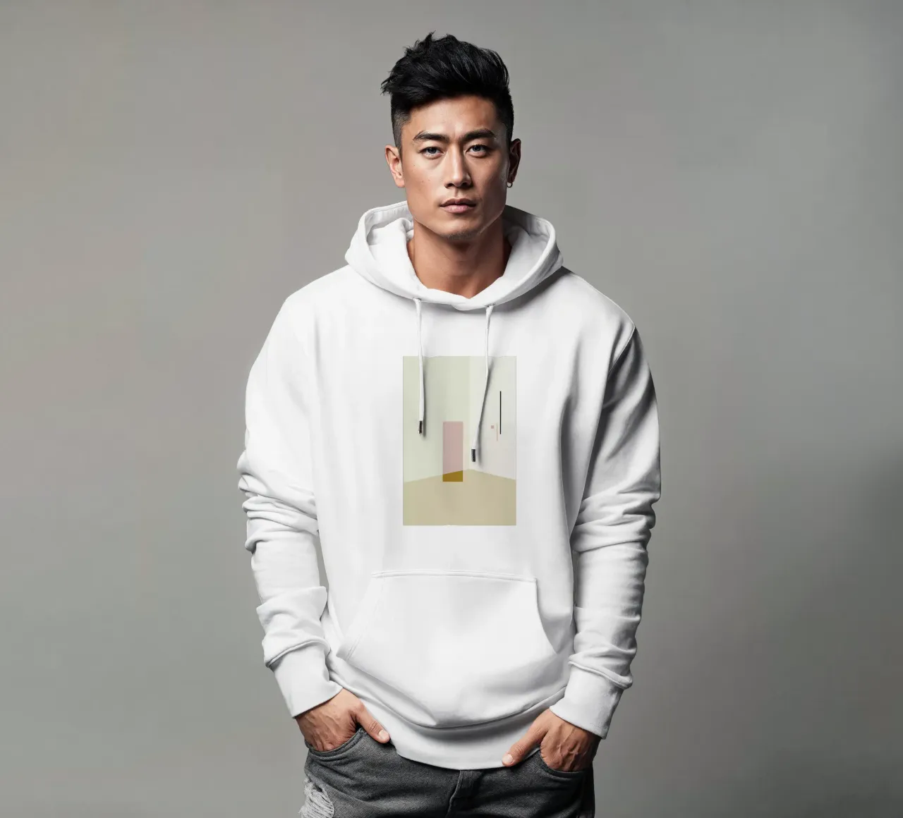 Separated 2 felpa con cappuccio da 170QM