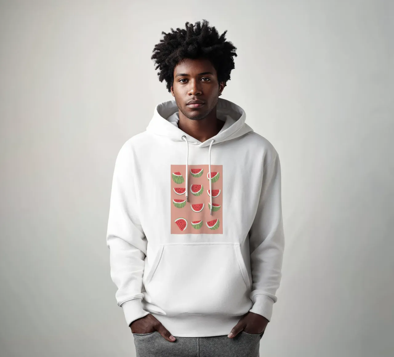 Poster pop art sull'anguria - Cucina fresca e succosa Summer Vibes felpa con cappuccio da Kaji