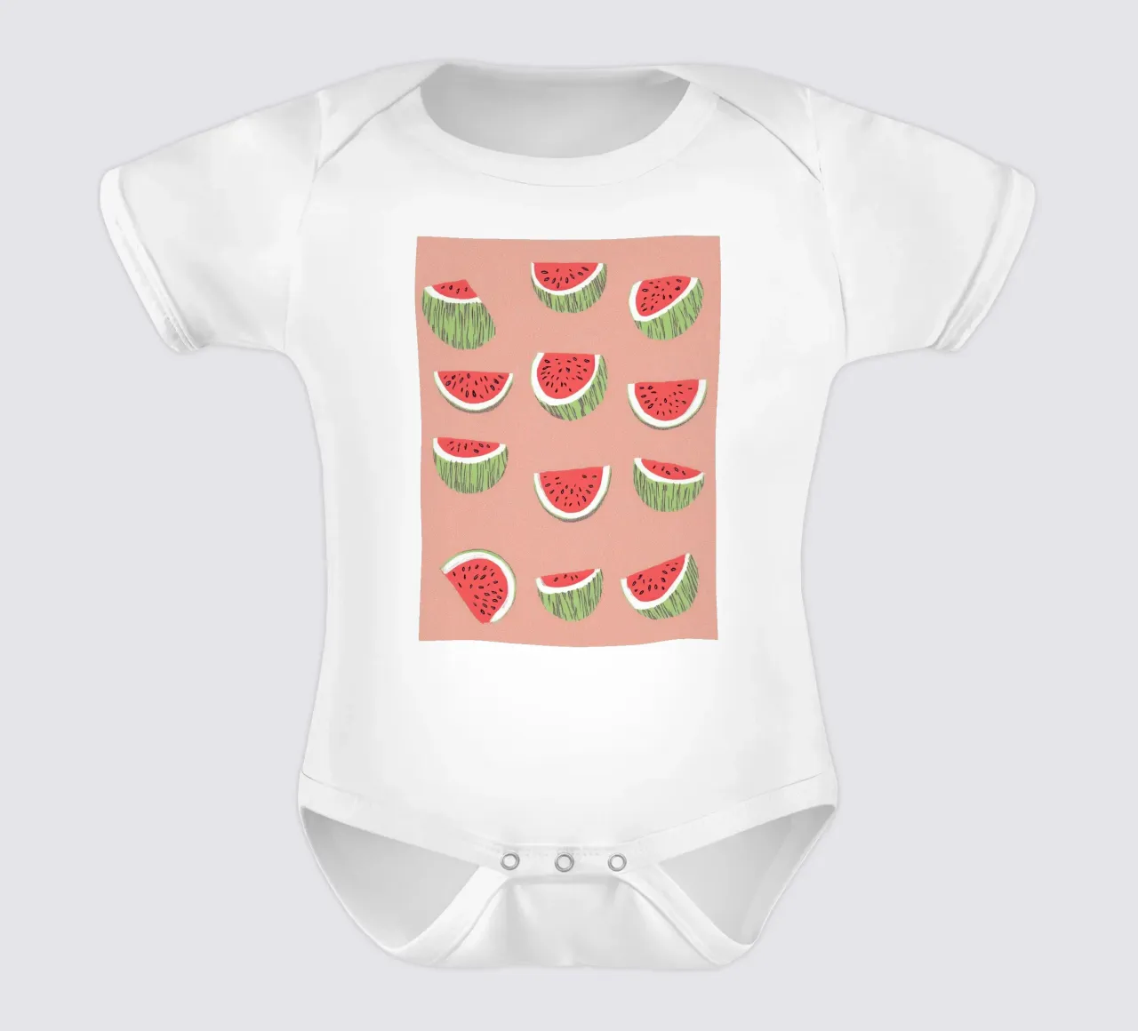 Poster pop art sull'anguria - Cucina fresca e succosa Summer Vibes body neonato maniche corte da Kaji