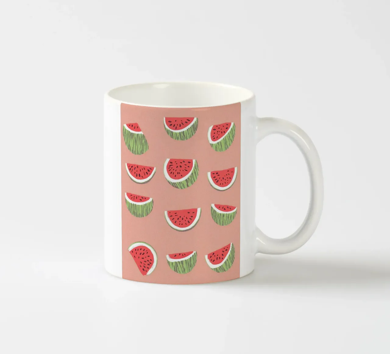 Poster pop art sull'anguria - Cucina fresca e succosa Summer Vibes tazza in ceramica da Kaji