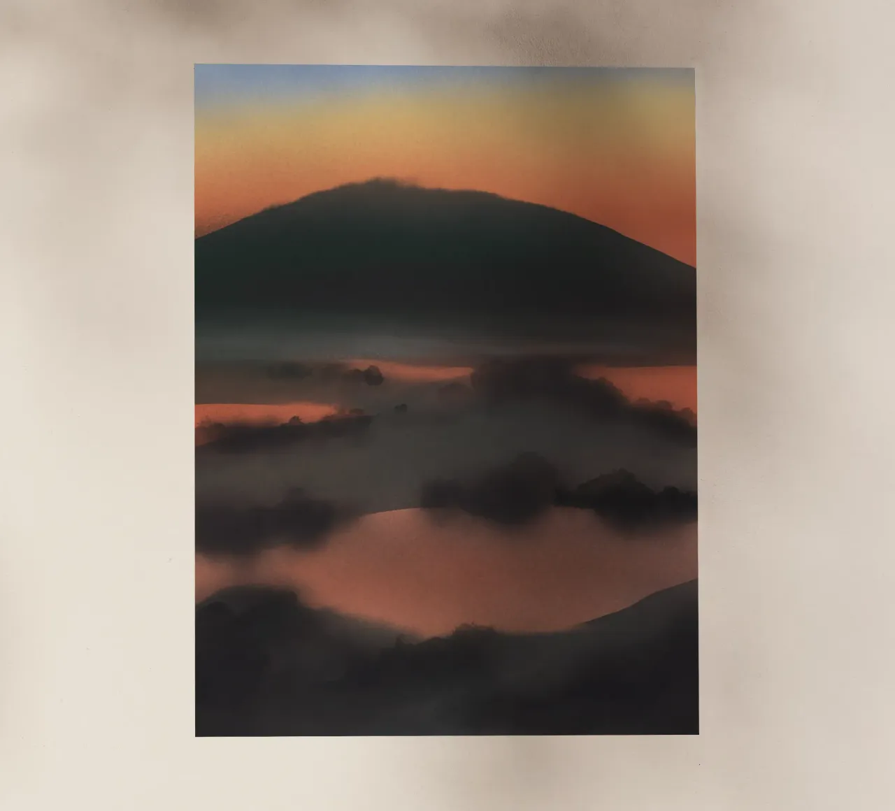 Coucher de soleil en voyage film rétro-éclairé de Little Dean