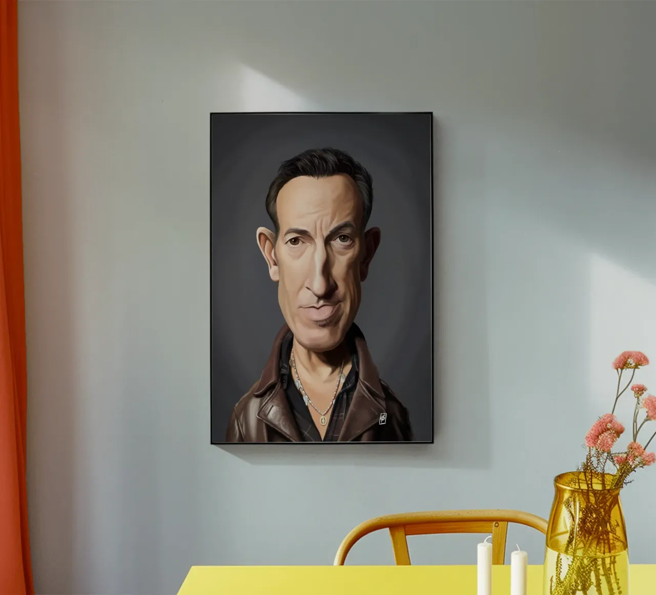 Bruce Springsteen plexiglass da Rob Art | Illustration