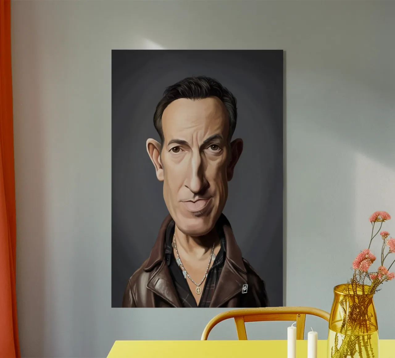 Bruce Springsteen plexiglass da Rob Art | Illustration